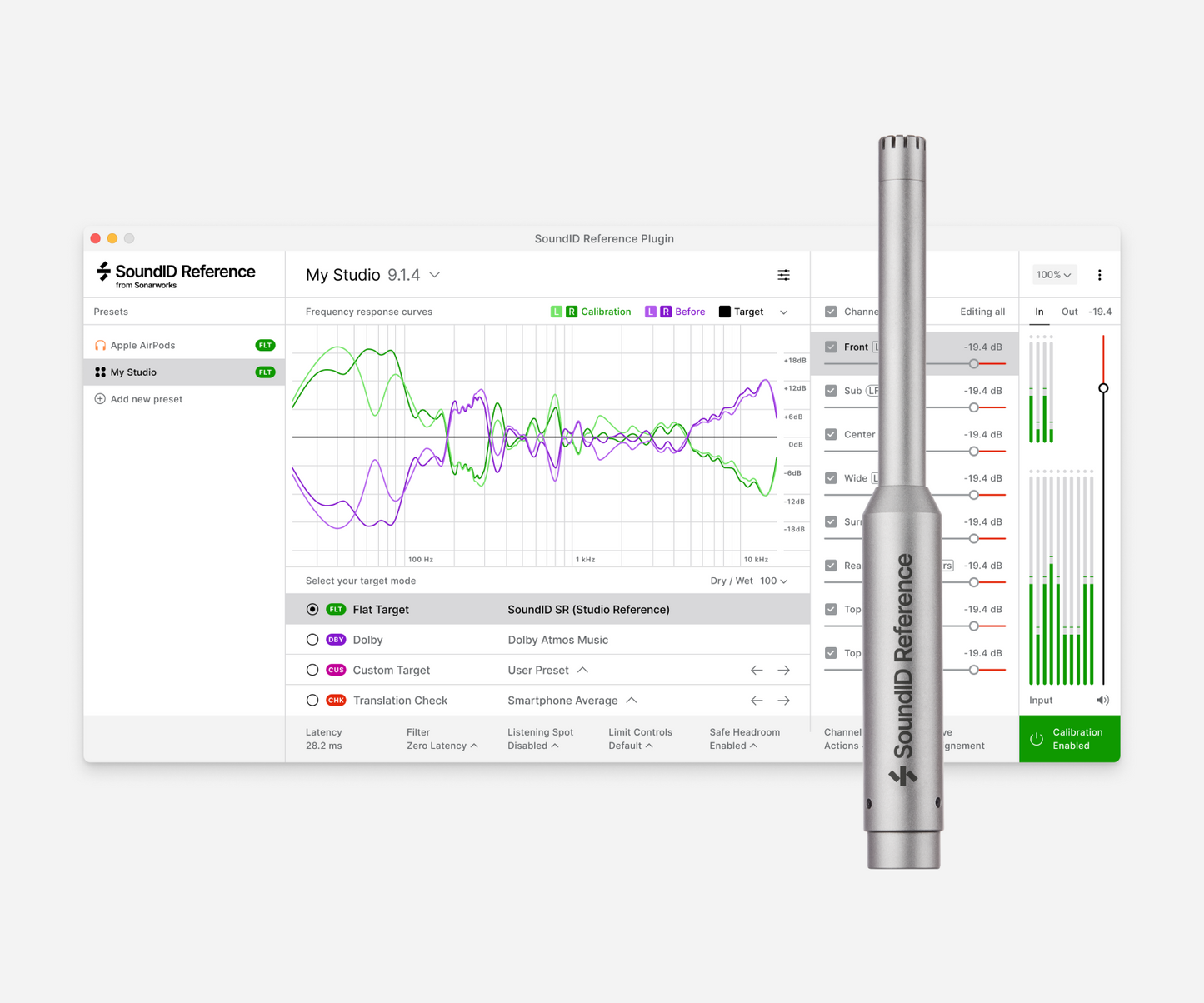 SoundID Reference for Multichannel | with Measurement Microphone