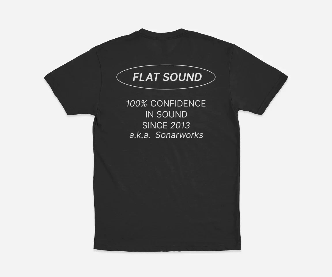 Unisex T-shirt “FLAT SOUND” | 2 Colors