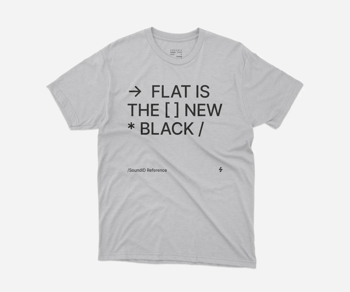 Unisex T-shirt Flat is the new black | 3 Colors